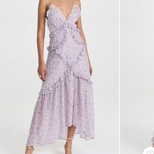 For Love & Lemons brand  Cayne Maxi Dress sz M like New